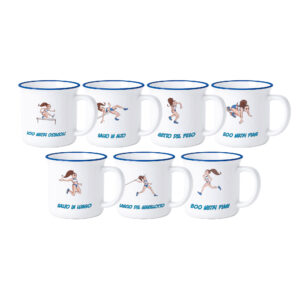 Set Completo 7 Tazze "I 7 Poteri del Latte" - Serie Blu 2025